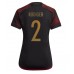Tyskland Antonio Rudiger #2 Borte Drakt Dame VM 2022 Kortermet